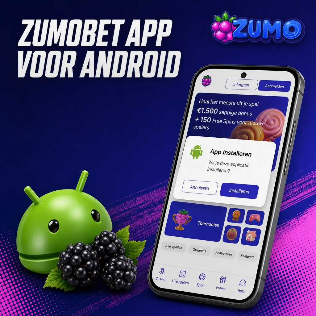 Zumobet app installeren op Android