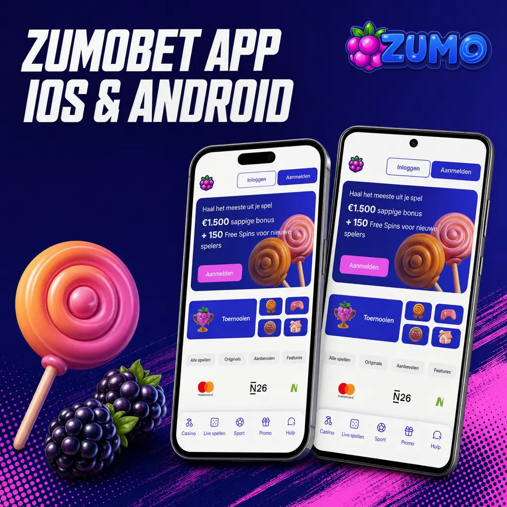 Zumobet app voor iOS en Android